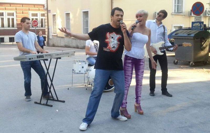 Alen Vitasović na snimanju spota Volimo se kao ludi
