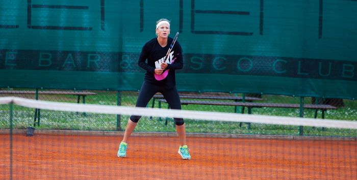 Victoria Azarenka na treningu