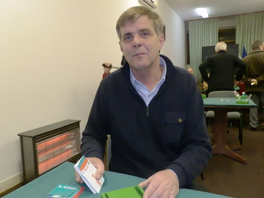Mladen Ferenčić, predsjednik bridž kluba Jurica Tomljenović u Puli