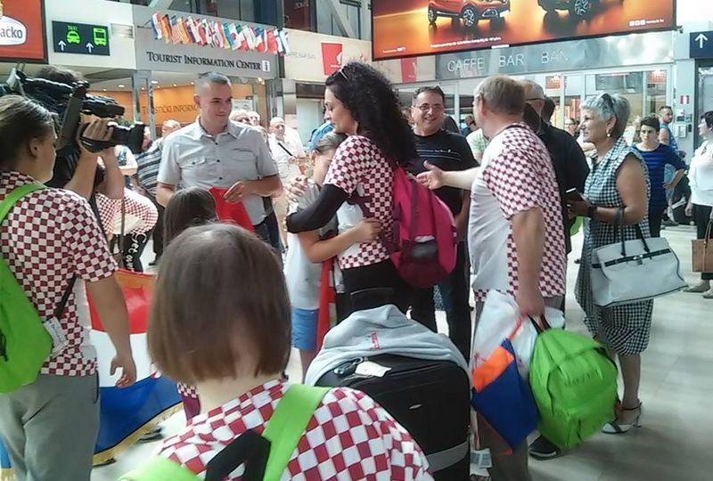 Doček na aerodromu Pleso