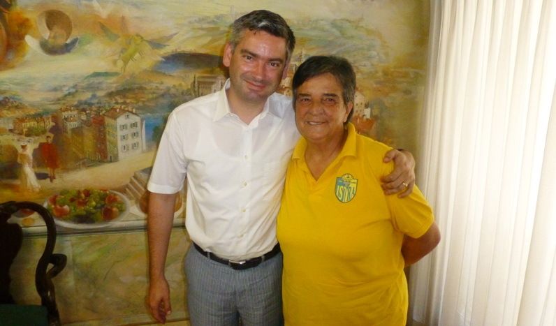 Gradonačelnik Boris Miletić i Silvana Sorbola Rožanković