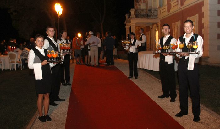 Završni domjenak u Villi Polesini