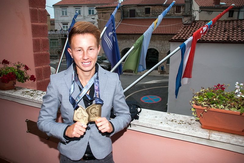 Mikela Ristoski s medaljama