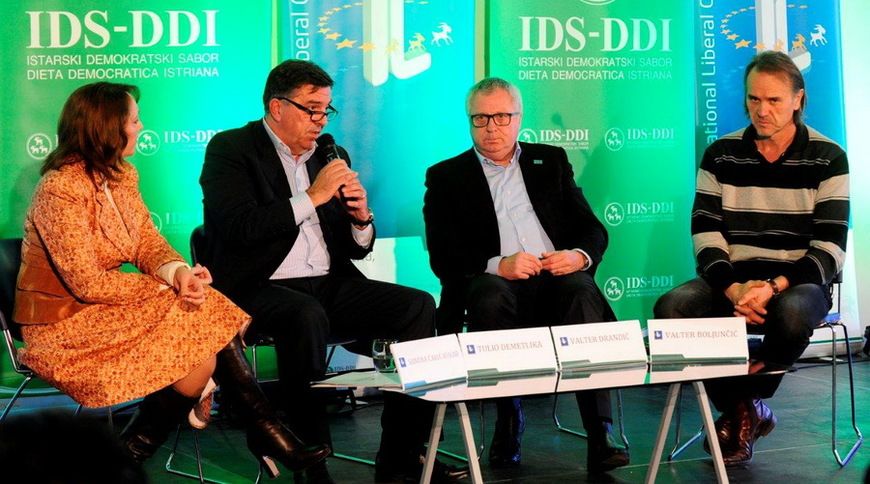 Sandra Ćakić Kuhar, Tulio Demetlika, Valter Drandić i Valter Boljunčić 