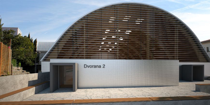 Buduća pomoćna sportska dvorana u Labinu