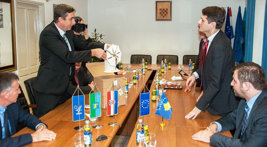 Kosovska delegacija kod medulinskog načelnika Gorana Buića  
