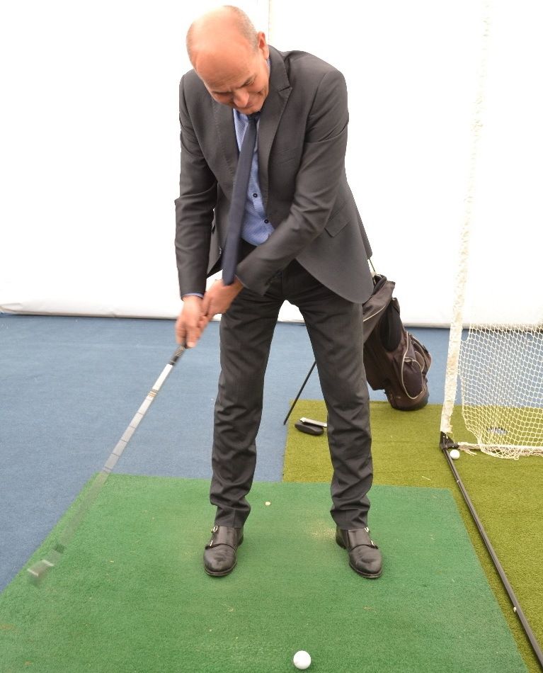 Gradonačelnik Umaga Villi Bassanese je zaigrao golfer