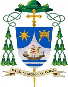 Grb biskupa porečko-pulskog Dražena Kutleše